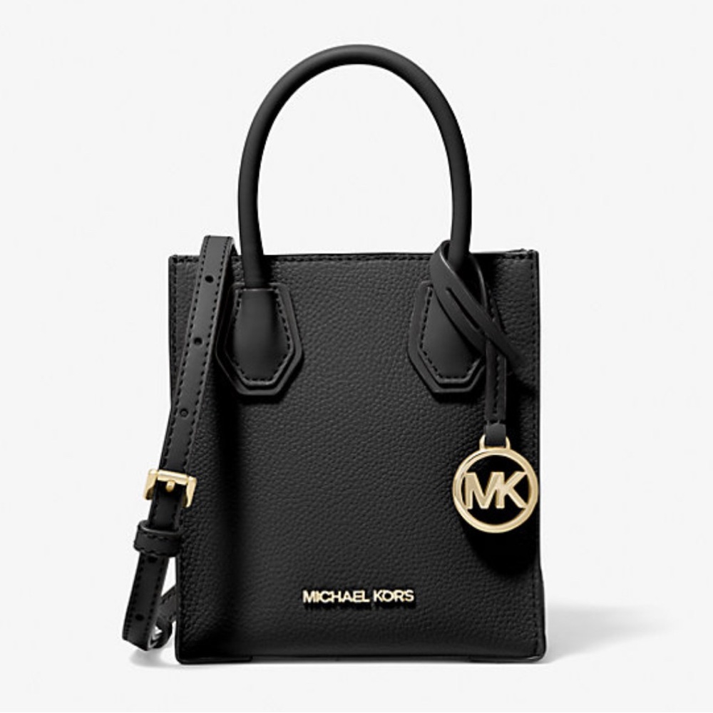 Michael Kors Mercer Extra-Small Pebbled Leather Crossbody Bag